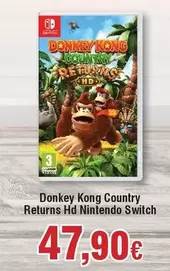 Oferta de Kong - Donkey  Country Returns Hd Switch por 47,9€ en Froiz