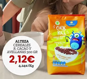 Oferta de Alteza - Cereales R. Cacao Y Avellanas por 2,12€ en Sangüi