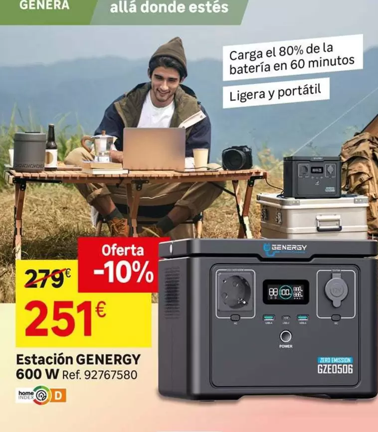 Oferta de Home - Estación 600 W por 251€ en Leroy Merlin