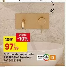 Oferta de Oro - Grifo Lavabo Empotrado por 97,99€ en Leroy Merlin