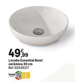 Oferta de Essential - Lavabo  Bowl Cerâmica por 49,99€ en Leroy Merlin