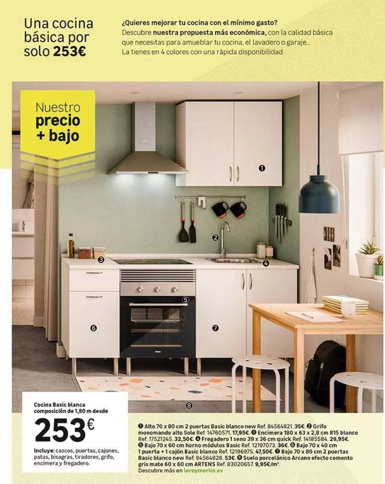 Oferta de Basic - Cocina Basica Por Sol por 253€ en Leroy Merlin