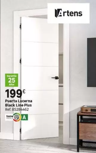 Oferta de Plus - Puerta Lucerna Black Line por 199€ en Leroy Merlin