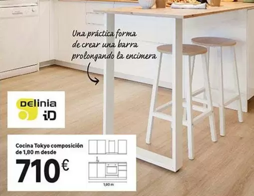 Oferta de Cocina Tokyo Composition por 710€ en Leroy Merlin