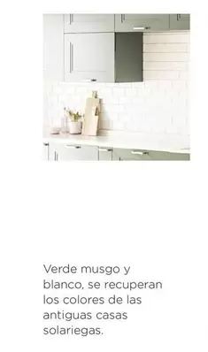 Oferta de Blanco - Verde Musgo Y , Se Recuperan Los Colores De Las Antiguas Casas Solariegas en El Corte Inglés