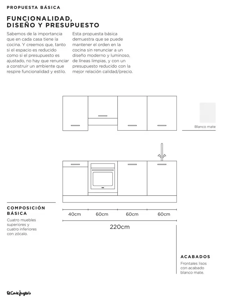 Oferta de La Cocina - Funcionalidad, Diseno Y Presupuesto en El Corte Inglés