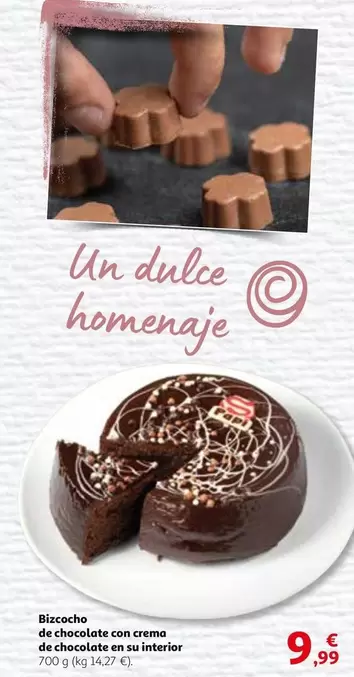 Oferta de Homenaje - Biscoito De Chocolate Con Crema De Chocolate Con 2 An Elever por 9,99€ en Alcampo