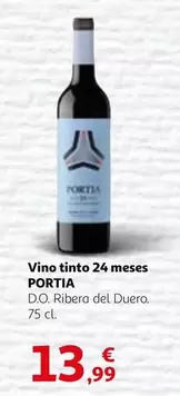 Oferta de Portia - Vino Tinto 24 Meses por 13,99€ en Alcampo