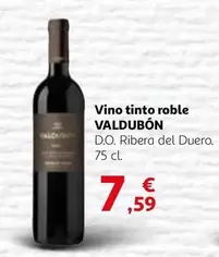 Oferta de Ribera - Vino Tinto Roble D.o.  Del Duero por 7,59€ en Alcampo