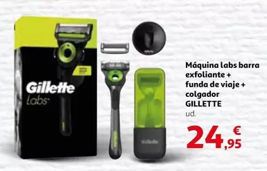 Oferta de Gillette - Maquina Labs Barra Exfoliante + Funda De Viaje + Colgador por 24,95€ en Alcampo