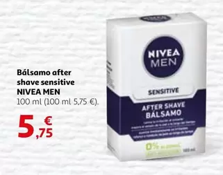 Oferta de Nivea - Balsamo After Shave Sensitive por 5,75€ en Alcampo