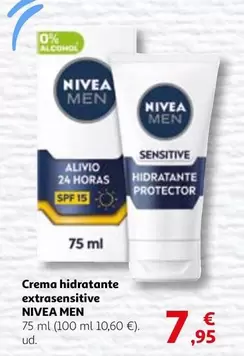 Oferta de Nivea - Crema Hidratante Extrasensitive por 7,95€ en Alcampo