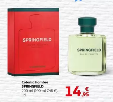 Oferta de Springfield - Colonia Hombre por 14,95€ en Alcampo