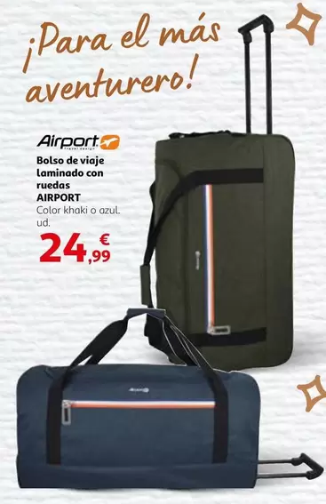 Oferta de Airport - Bolso De Viaje L'anidad Con Aventurero por 24,99€ en Alcampo