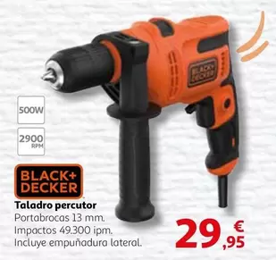 Oferta de Black & Decker - Taladro Percutor por 29,95€ en Alcampo