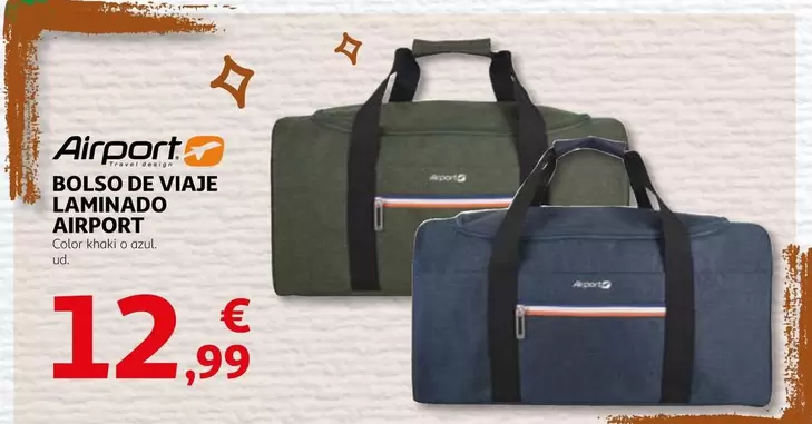 Oferta de Airport - Bolso De Viaje Laminado por 12,99€ en Alcampo