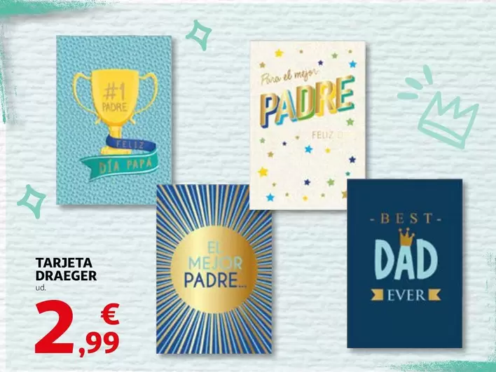 Oferta de Dia - Tarjeta Draeger por 2,99€ en Alcampo