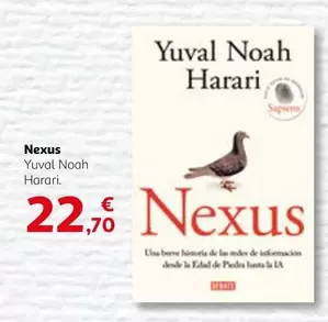 Oferta de Nexus - Yuval Noah Harari por 22,7€ en Alcampo