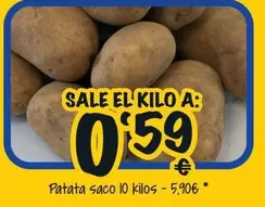 Oferta de Patata  por 0,59€ en Cash Fresh