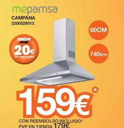 Oferta de Mepamsa - Campana por 159€ en Expert