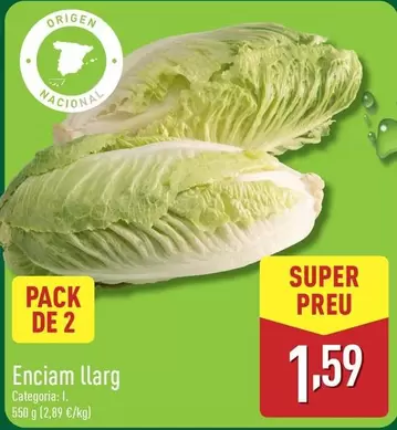 Oferta de Enciam Llarg por 1,59€ en ALDI