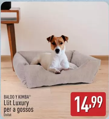 Oferta de Baldo Y Kimba - Llit Luxury Per A Gossos por 14,99€ en ALDI