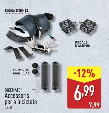 Oferta de Bikemate - Accessoris Per A Bicicleta por 6,99€ en ALDI