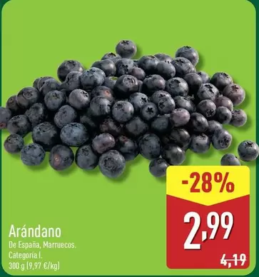 Oferta de Arándano por 2,99€ en ALDI