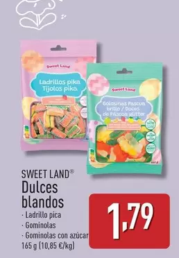 Oferta de Sweet Land - Dulces Blandos por 1,79€ en ALDI