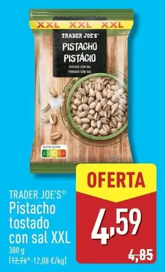 Oferta de Trader Joe´s - Pistacho Tostado Con Sal Xxl por 4,59€ en ALDI