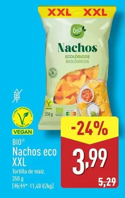 Oferta de Bio - Nachos Eco Xxl por 3,99€ en ALDI