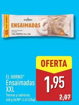 Oferta de El Horno - Ensaimadas Xxl por 1,95€ en ALDI