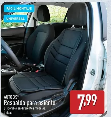 Oferta de Auto Xs - Respaldo Para Asiento por 7,99€ en ALDI