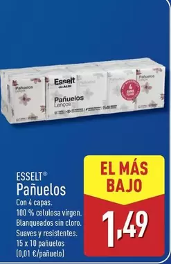 Oferta de Esselt - Panuelos por 1,49€ en ALDI