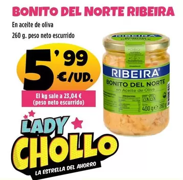 Oferta de Ribeira - Bonito Del Norte por 5,99€ en Ahorramas