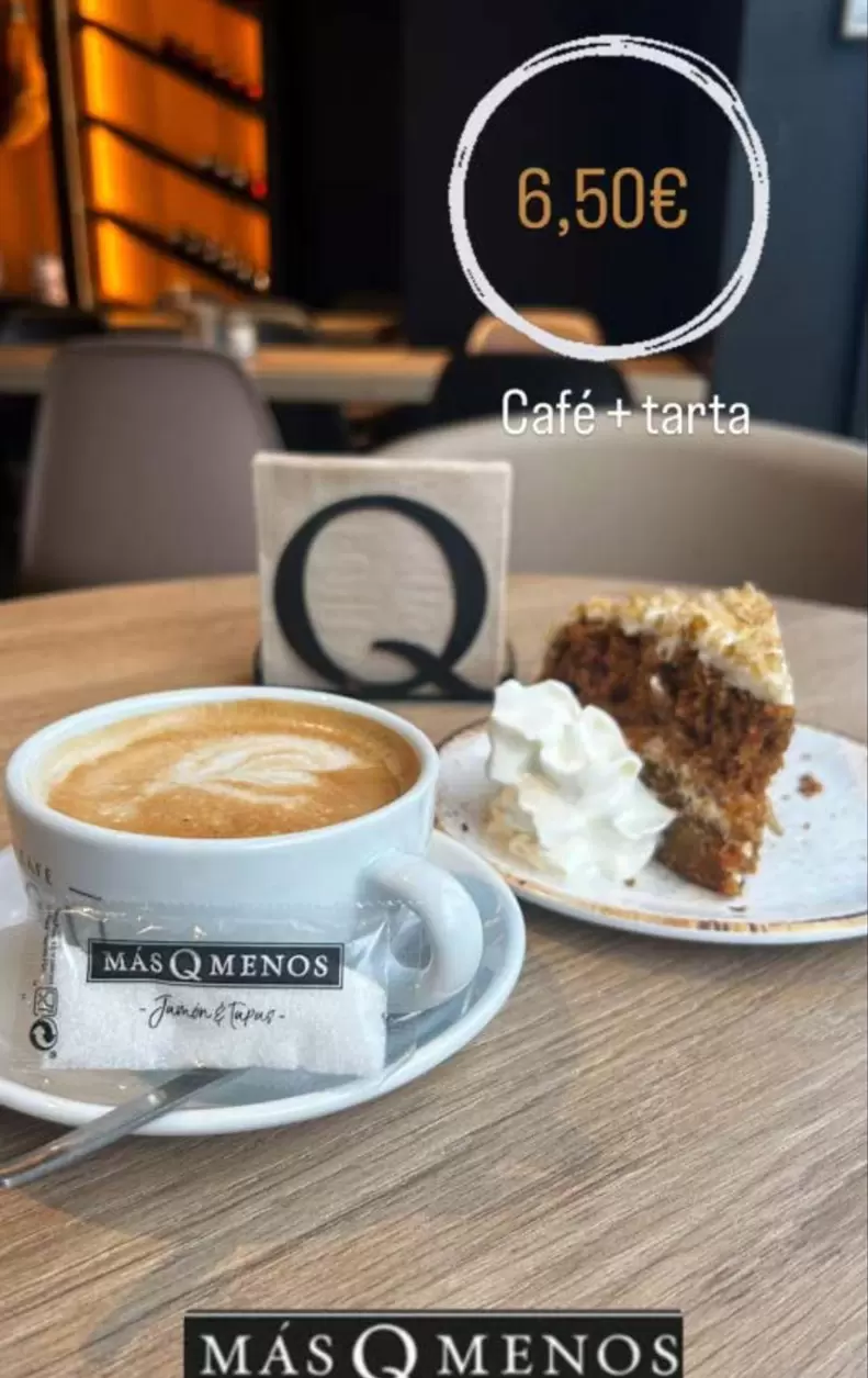 Oferta de Café + Tarta  por 6,5€ en Fan Mallorca Shopping