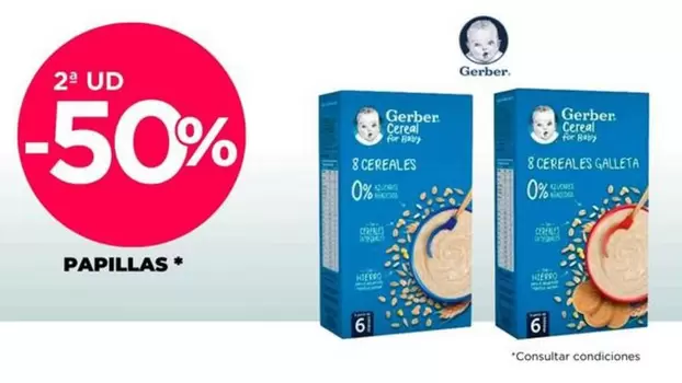 Oferta de Gerber - Papillas  en Marvimundo