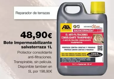 Oferta de Fila - Bote Impermeabilizante Salvaterraza por 48,9€ en Grup Gamma