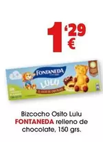 Oferta de Fontaneda - Bizcocho Osito Lulu Relleno De Chocolate por 1,29€ en Top Cash