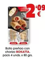 Oferta de Bollo -  Prenao Con Chorizo por 2,09€ en Top Cash