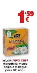 Oferta de Vivo cheff - Infusión Manzanilla por 1,59€ en Top Cash