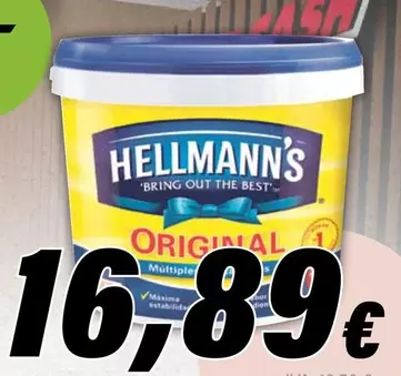 Oferta de Hellmann's - Original Moltiple por 16,89€ en Cash Ifa