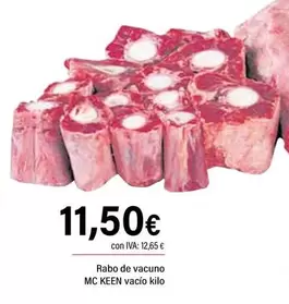 Oferta de Rabo De Vacuno por 11,5€ en Cash Ifa