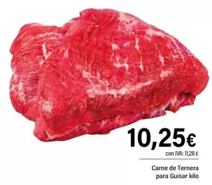 Oferta de Carne De Ternera Para Guisar por 10,25€ en Cash Ifa