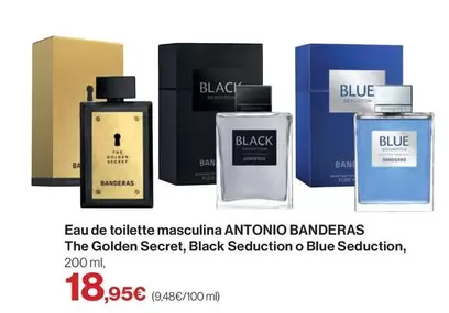 Oferta de Antonio Banderas - Eau De Toilette Masculina por 18,95€ en Hipercor