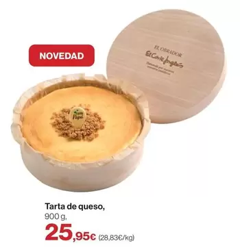 Oferta de Obrador - Tarta De Queso por 25,95€ en Supercor