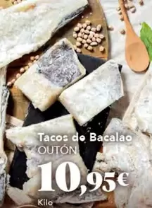 Oferta de Outón - Tacos De Bacalao por 10,95€ en Gadis