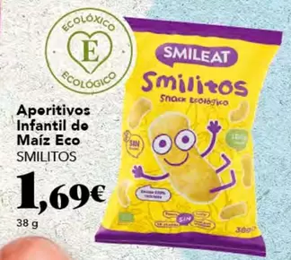 Oferta de Eco - Aperitivos Infantil De Maiz por 1,69€ en Gadis