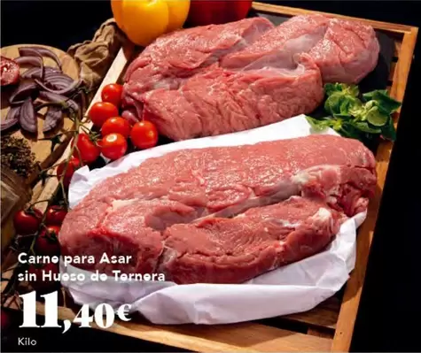 Oferta de Carne Ipara Asar Sin Hueso De Ternera por 11,4€ en Gadis