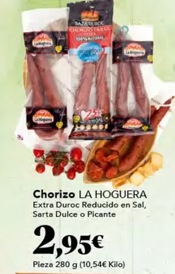 Oferta de La hoguera - Chorizo por 2,95€ en Gadis